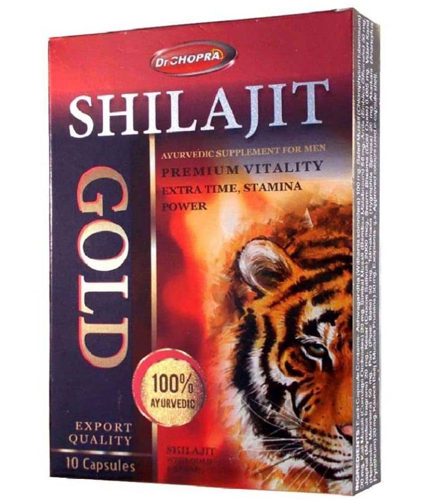 Dr Chopra Shilajit 10 Capsules For Men (Pack of 3)