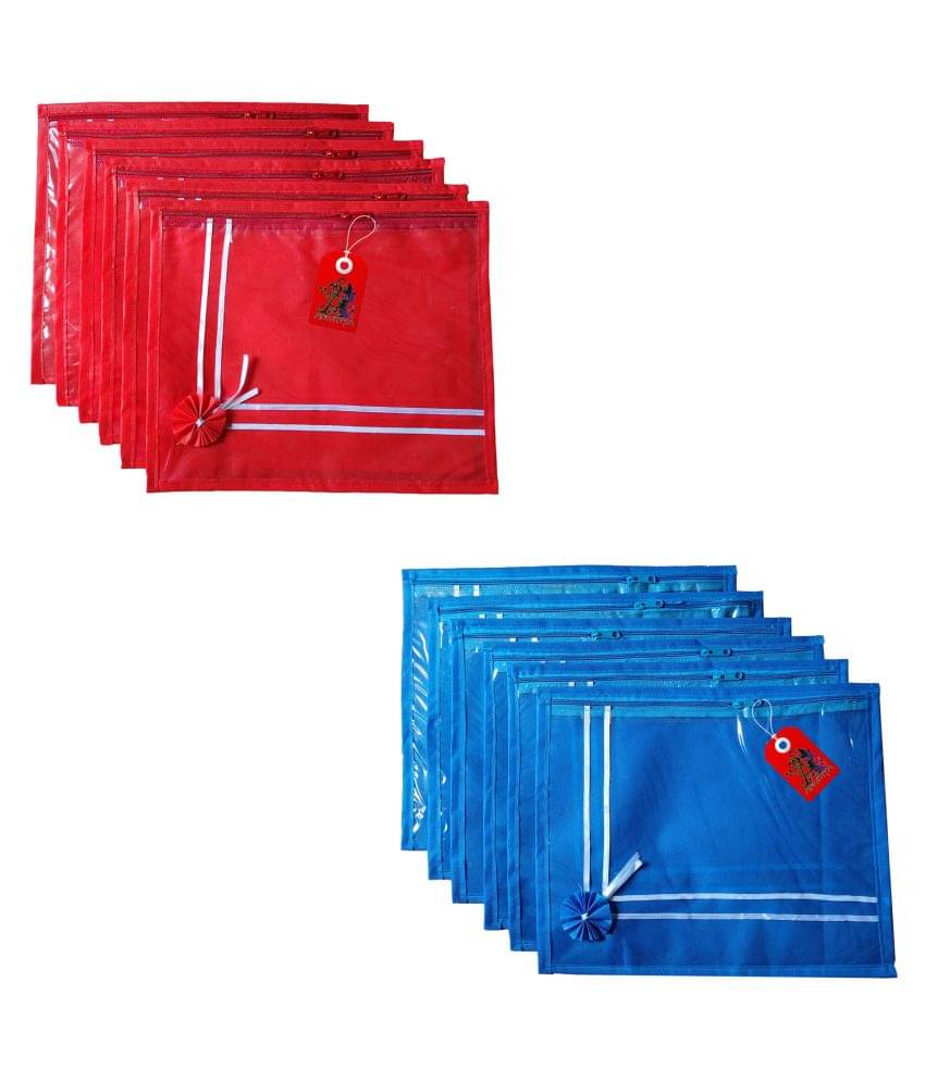     			ADWITIYA Multi Saree Covers - 12 Pcs