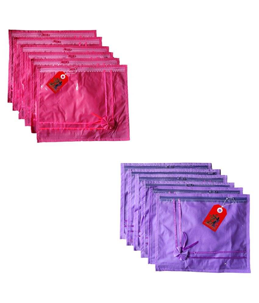 ADWITIYA Multi Saree Covers - 12 Pcs ADWITIYA Multi Saree Covers - 12 Pcs