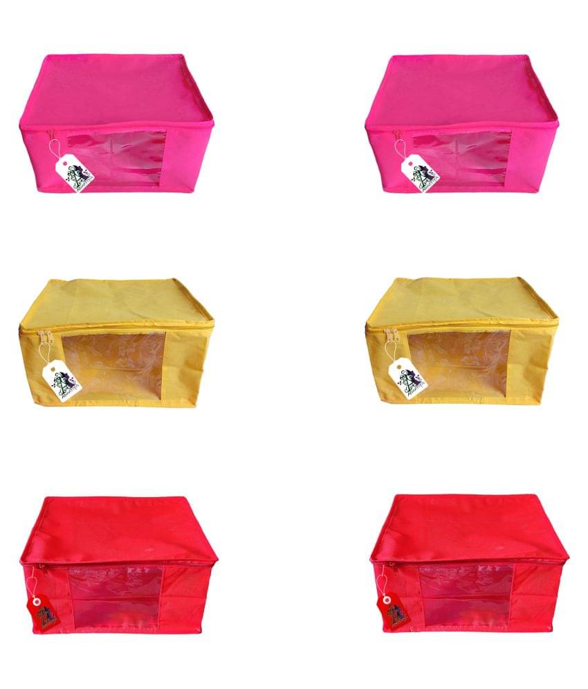 ADWITIYA Multi Saree Covers - 6 Pcs ADWITIYA Multi Saree Covers - 6 Pcs