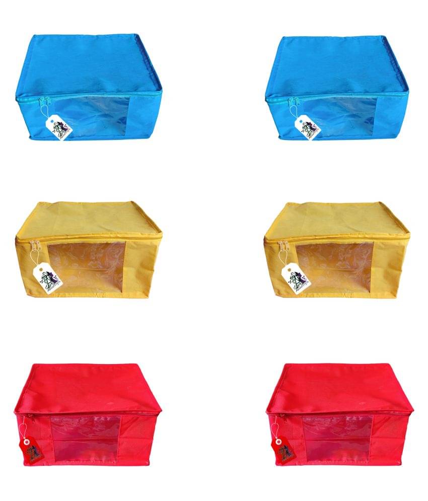     			ADWITIYA Multi Saree Covers - 6 Pcs