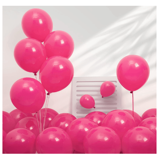     			Blooms Mall  Shiny Latex Rubber Balloons for Theme Party Supplies Decorations Birthday Pack Of 51 Pcs Purple