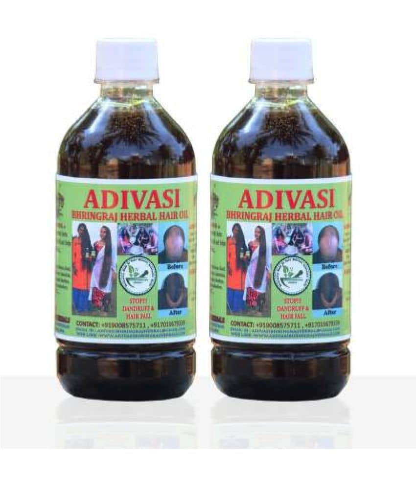 Oilanic Adivasi Bhringraj  Hair Oil-Anti Hair Fall Combo of  250 mL Pack of 2