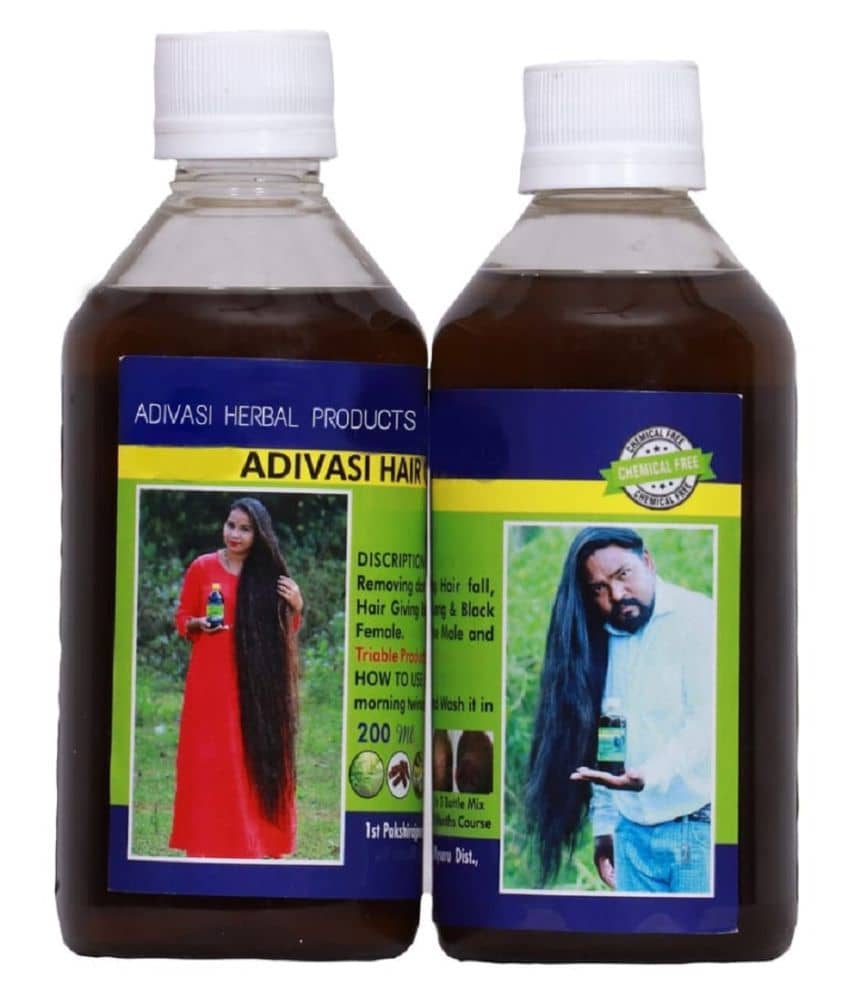 Oilanic Adivasi Herbal Hair Oil For Anti Hair Fall Combo of  50 mL Pack of 2