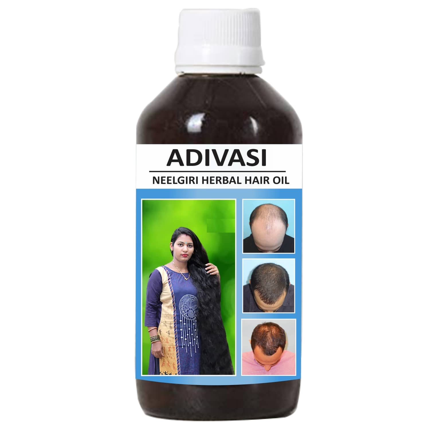 Oilanic Adivasi Neelgiri  Hair Oil-Anti Hair Fall Combo of  125 mL