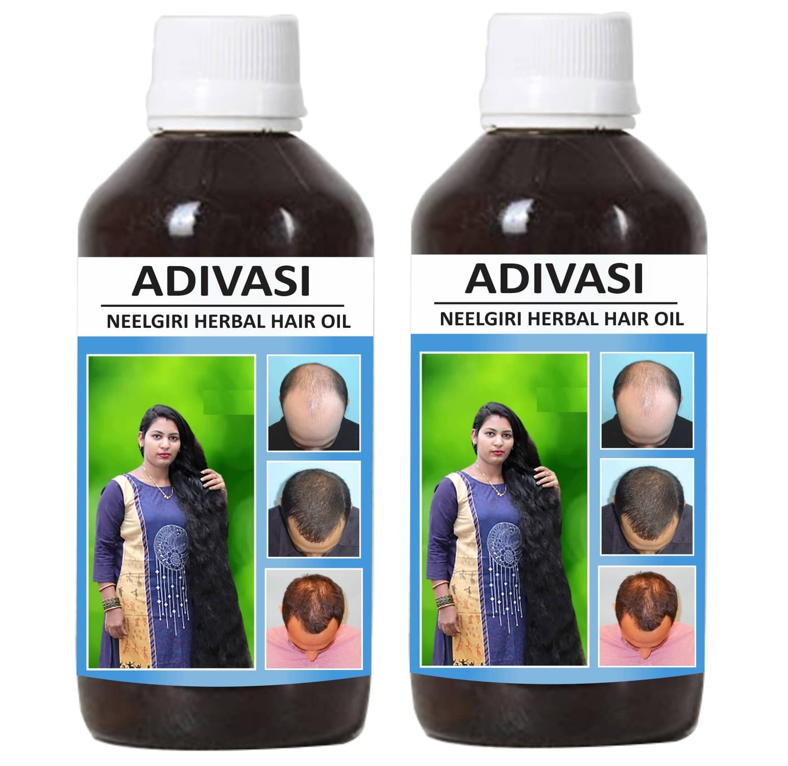 Oilanic Adivasi Neelgiri  Hair Oil-Anti Hair Fall Combo of  125 mL Pack of 2