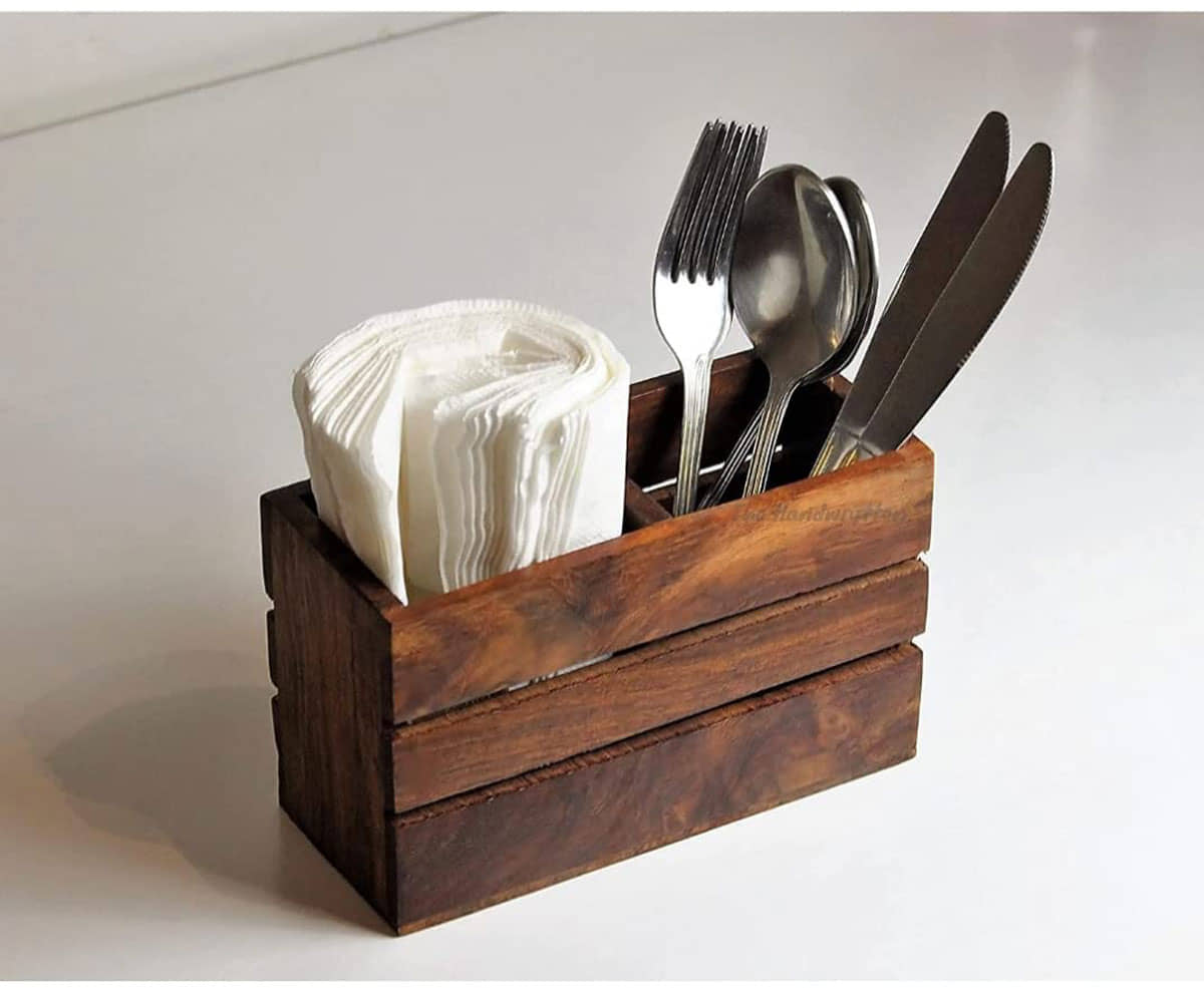 SWH Wooden Kitchen Rack