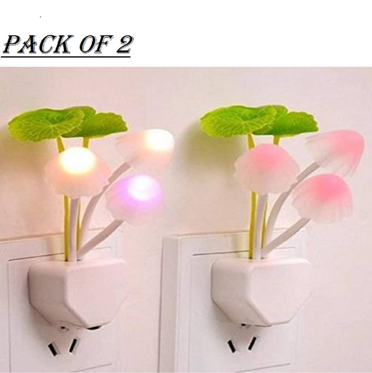 Sleek Fancy Mushroom Shape Changing Night Light/Lamp with Sensor (Glows only in Dark) Night Lamp Multi Night Lamp Assorted - Pack of 1 Sleek Fancy Mushroom Shape Changing Night Light/Lamp with Sensor (Glows only in Dark) Night Lamp Multi Night Lamp Assorted - Pack of 1