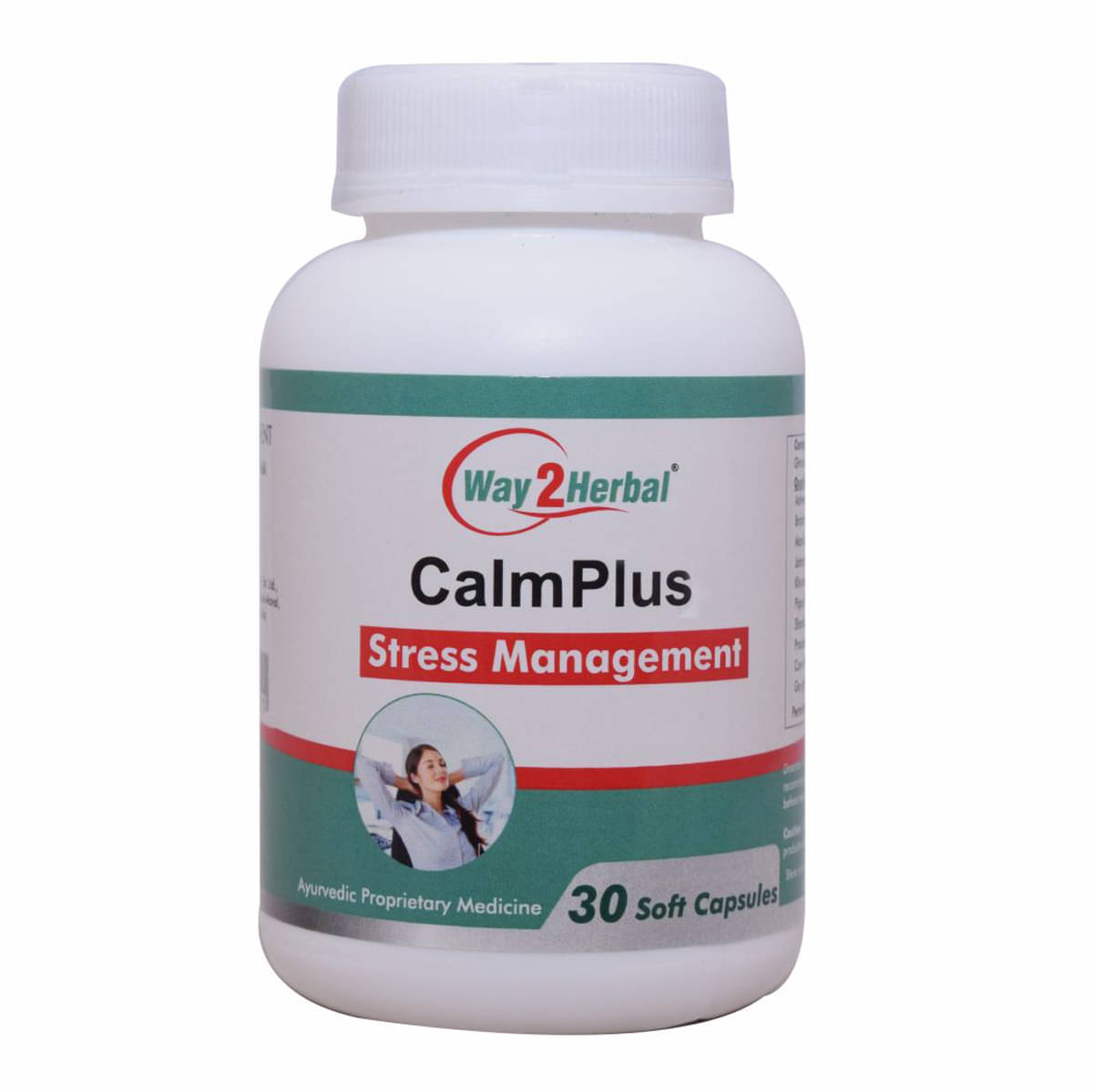     			Way2Herbal Calm Plus Capsule 30 No.S Pack of 1