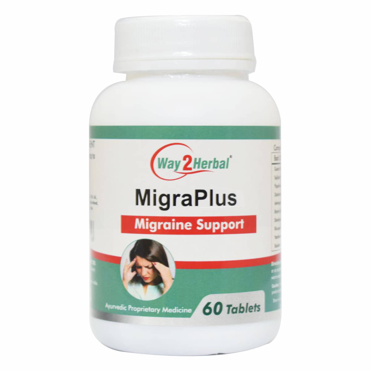     			Way2Herbal Migra Plus Tablet 60 No.S Pack of 1