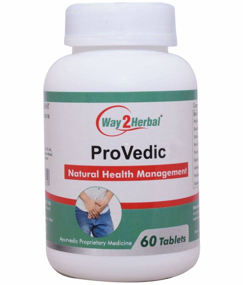 Way2Herbal Pro Vedic Tablet 60 No.S Pack of 1 Way2Herbal Pro Vedic Tablet 60 No.S Pack of 1