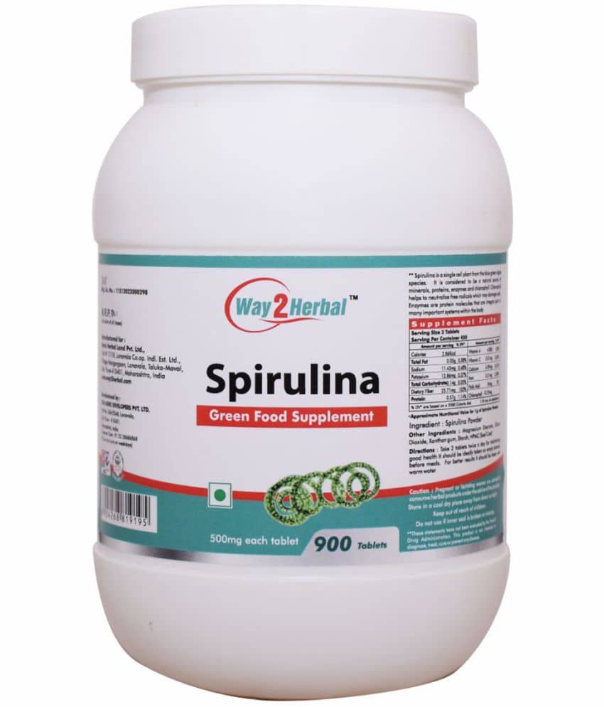Way2Herbal Spirulina Tablet 900 No.S Pack of 1