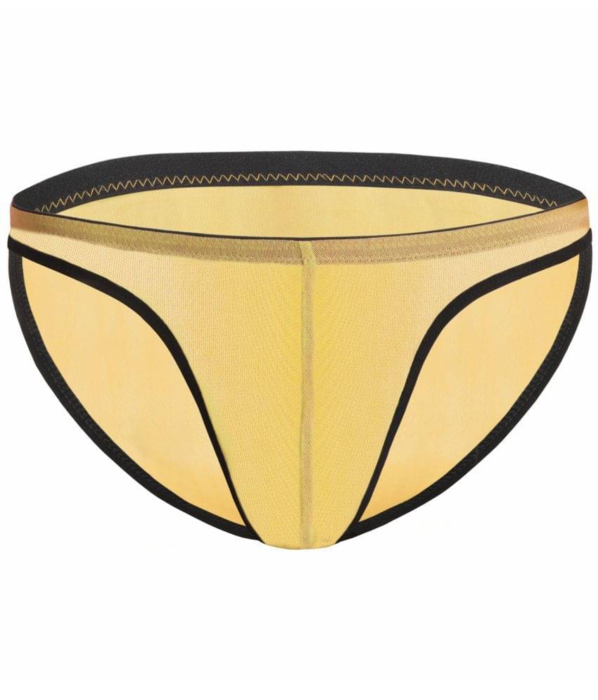 Bruchi Club Pack of 1 Lycra Briefs For Men's ( Yellow ) Bruchi Club Pack of 1 Lycra Briefs For Men's ( Yellow )
