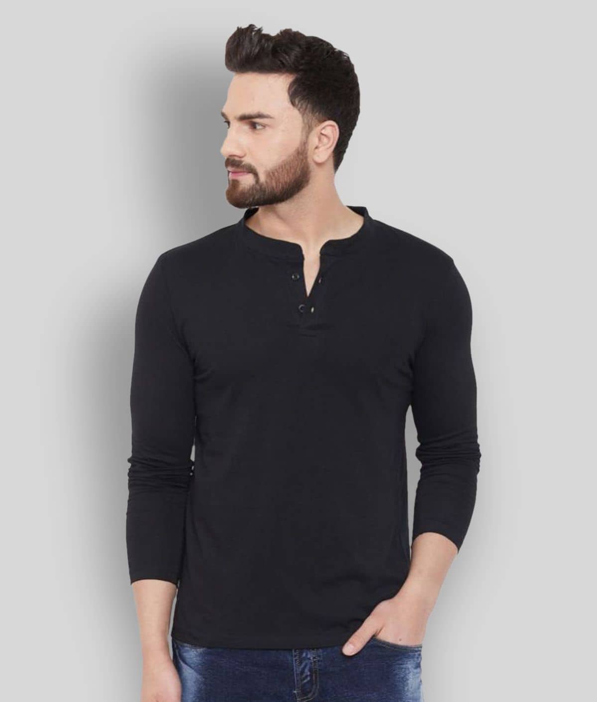 ESPARTO - Navy Blue Cotton Regular Fit Men's T-Shirt ( Pack of 1 )