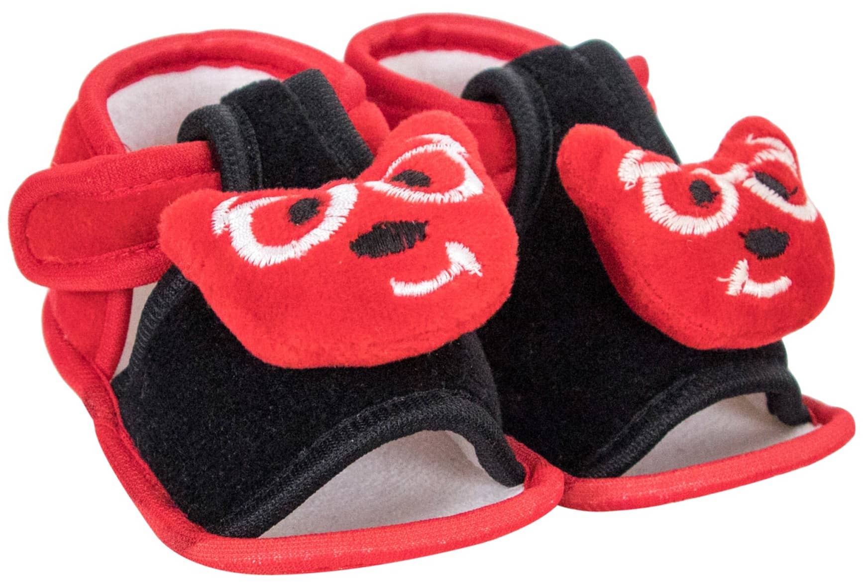 Neska Moda 6 To 12 Months Baby Boys & Girls Teddy Face Velvet Sandal Booties (Red,Black,White) - Casual Shoes | Buy online on ZillyBuy