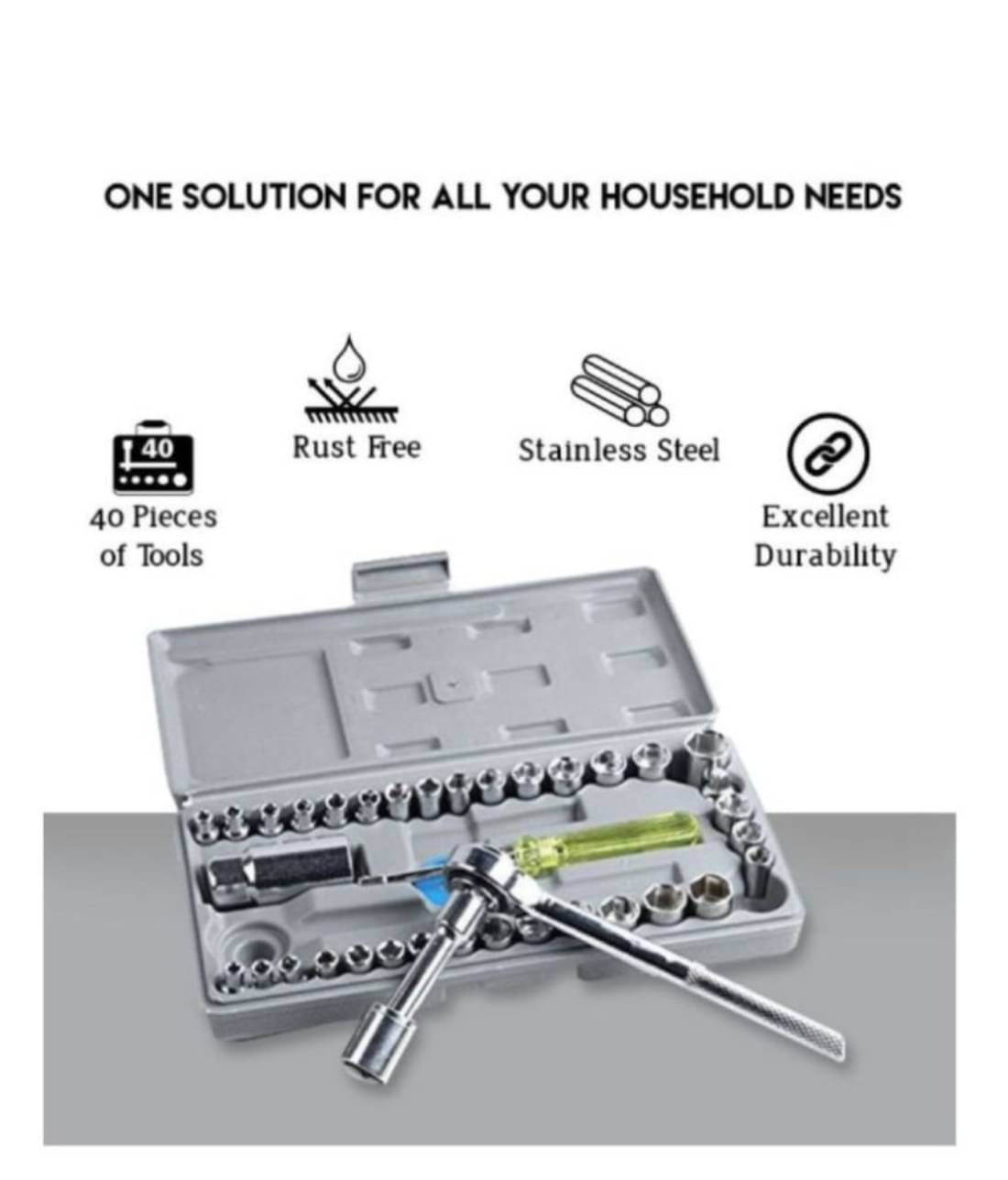 RAVARIYA GRAPHICS Socket Set More than 15 Pc RAVARIYA GRAPHICS Socket Set More than 15 Pc
