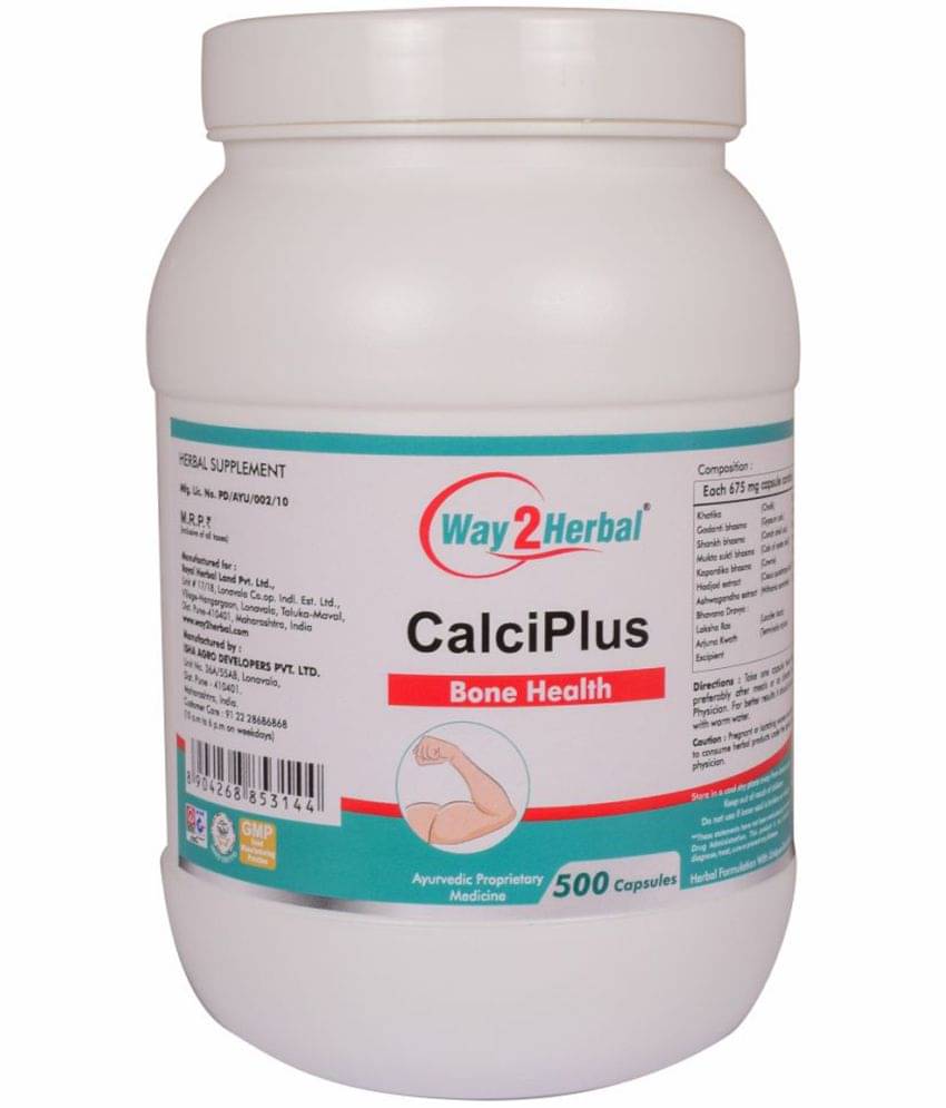     			Way2Herbal Calciplus Capsule 500 No.S Pack of 1