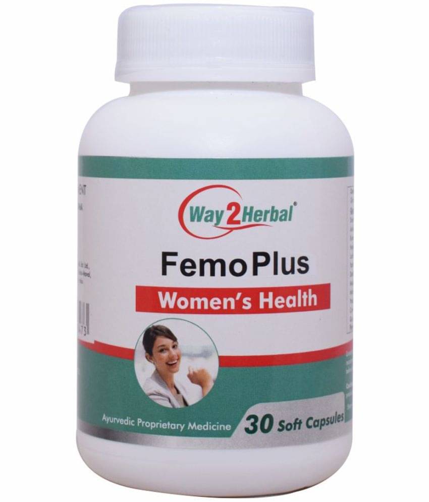 Way2Herbal Femo Plus Capsule 30 No.S Pack of 1 Way2Herbal Femo Plus Capsule 30 No.S Pack of 1