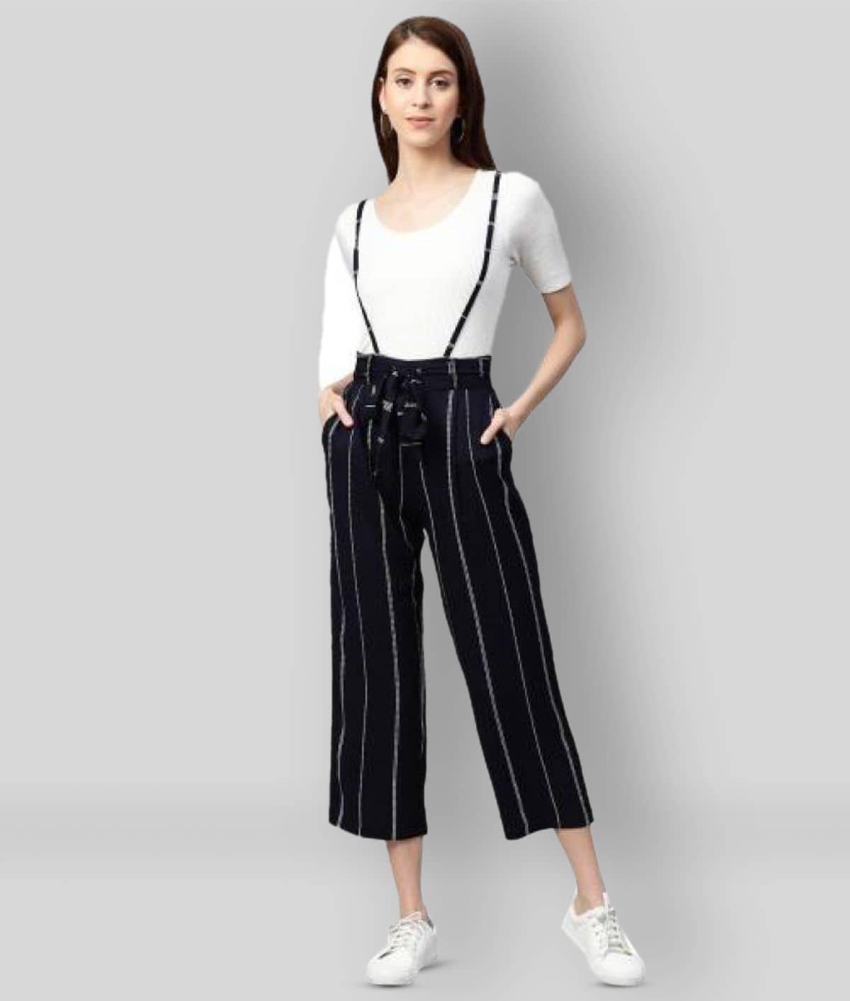 Yash Gallery - Black Rayon Regular Women's Jeans ( Pack of 1 ) - Jeans | Buy online on ZillyBuy