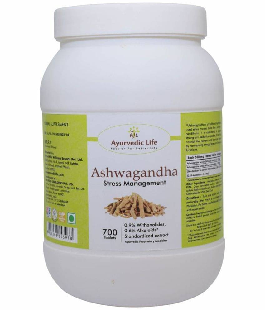     			Ayurvedic Life Ashwagandha Tablet 700 no.s Pack Of 1