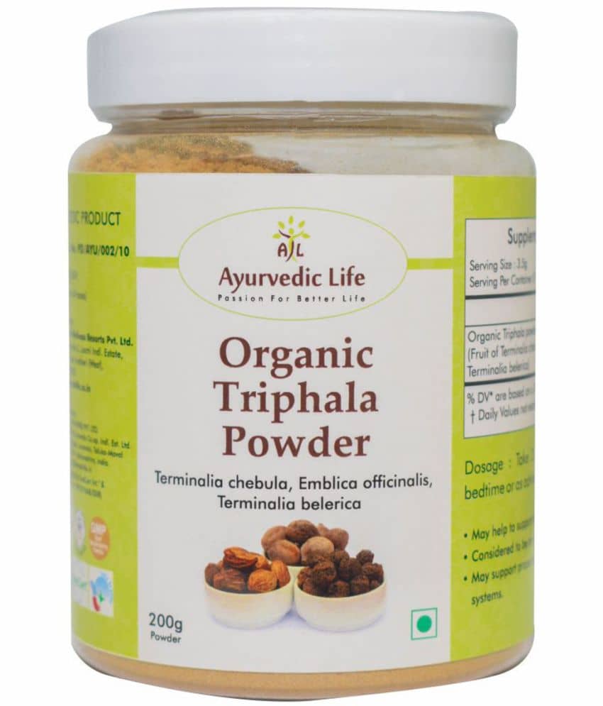 Ayurvedic Life Organic Triphala Powder 200 Gm Pack of 1