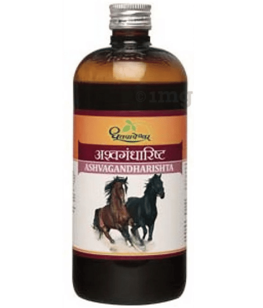 DHOOTAPAPEHSWAR ASHVAGANDHARISHTA 450 ML PACK OF 2
