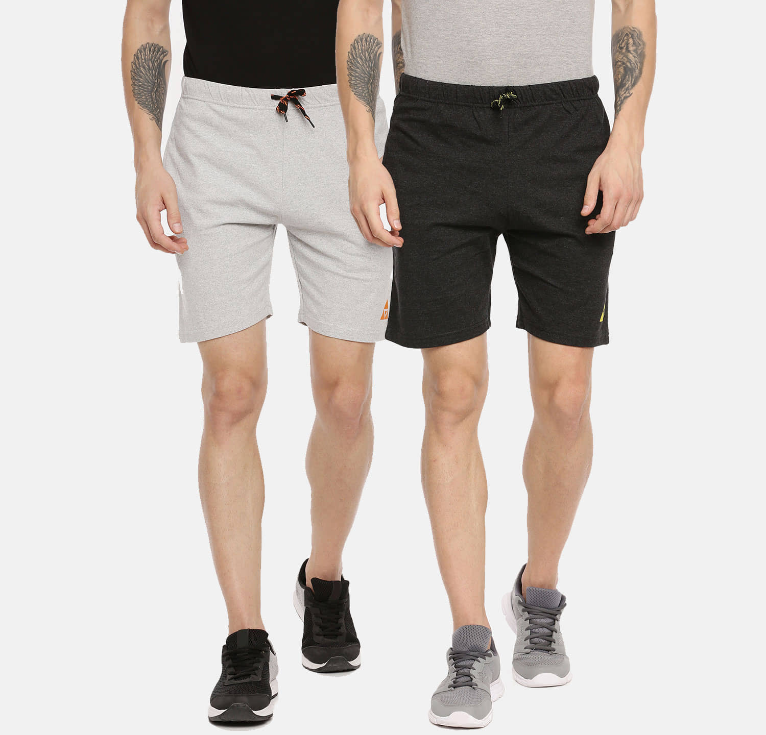 Ardeur - Cotton Blend Multi Men's Shorts ( Pack of 2 ) - Shorts | Buy online on ZillyBuy