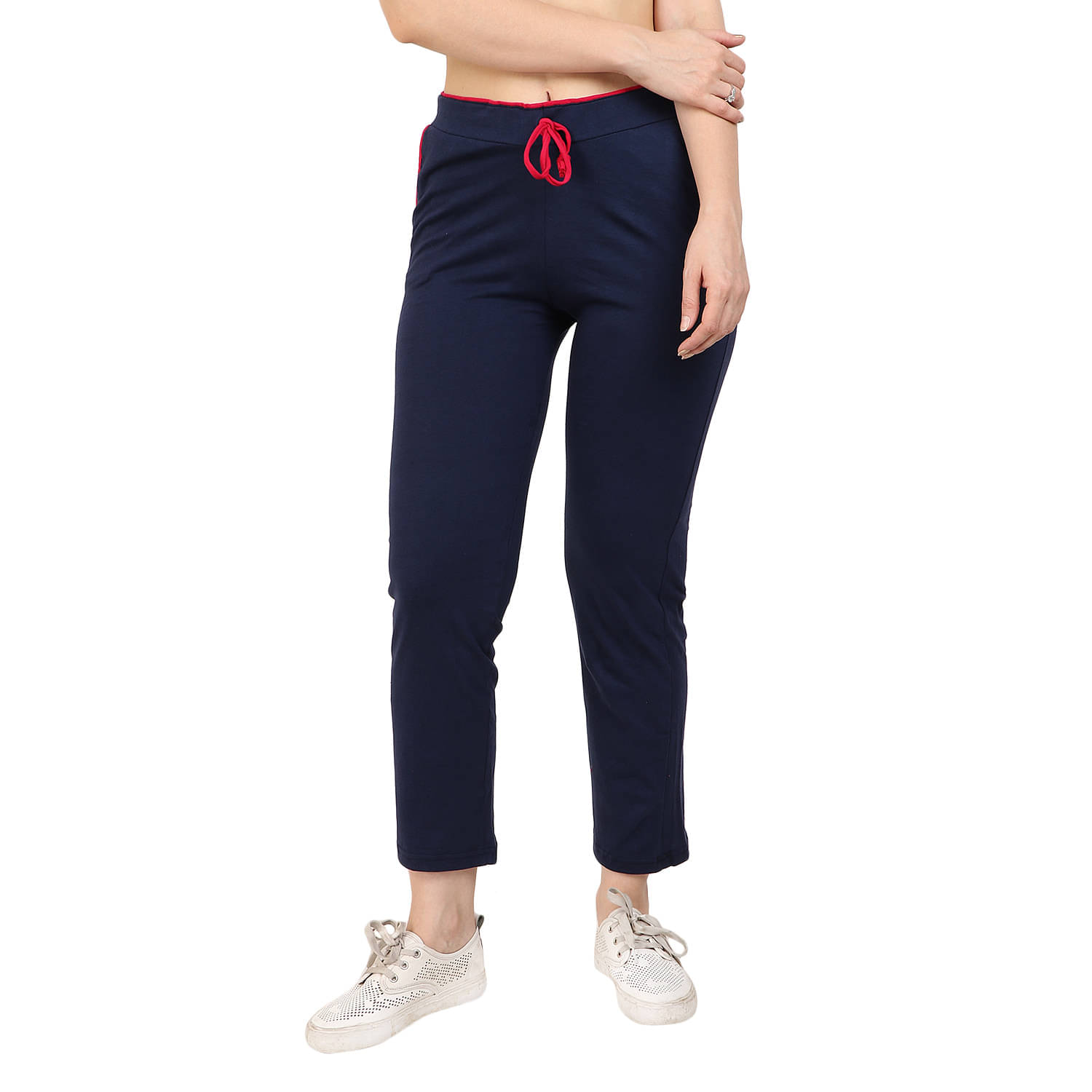     			Diaz - 100% Cotton Navy Women's Running Trackpants ( Pack of 1 )