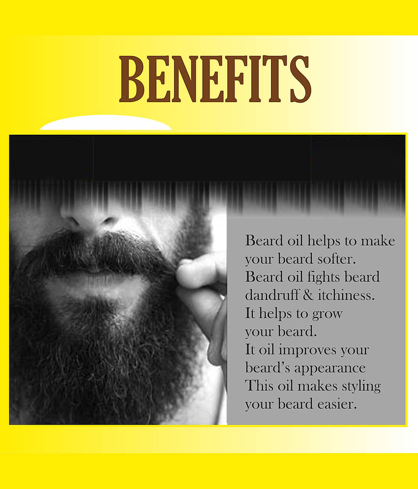 Dravida Organics Advanced Beard Growth Oil for Men - (Almond & Jojoba) 30 mL