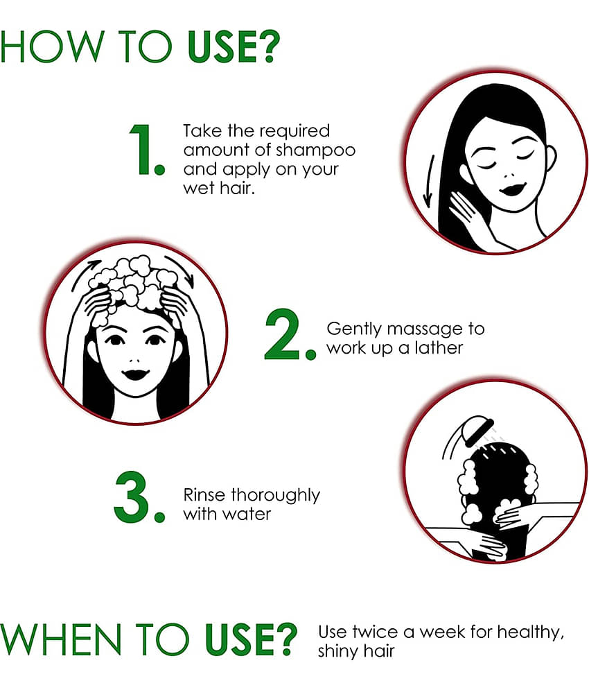 Dravida Organics Onion Shampoo for Hair Growth and Hair Fall Control Shampoo 300 mL