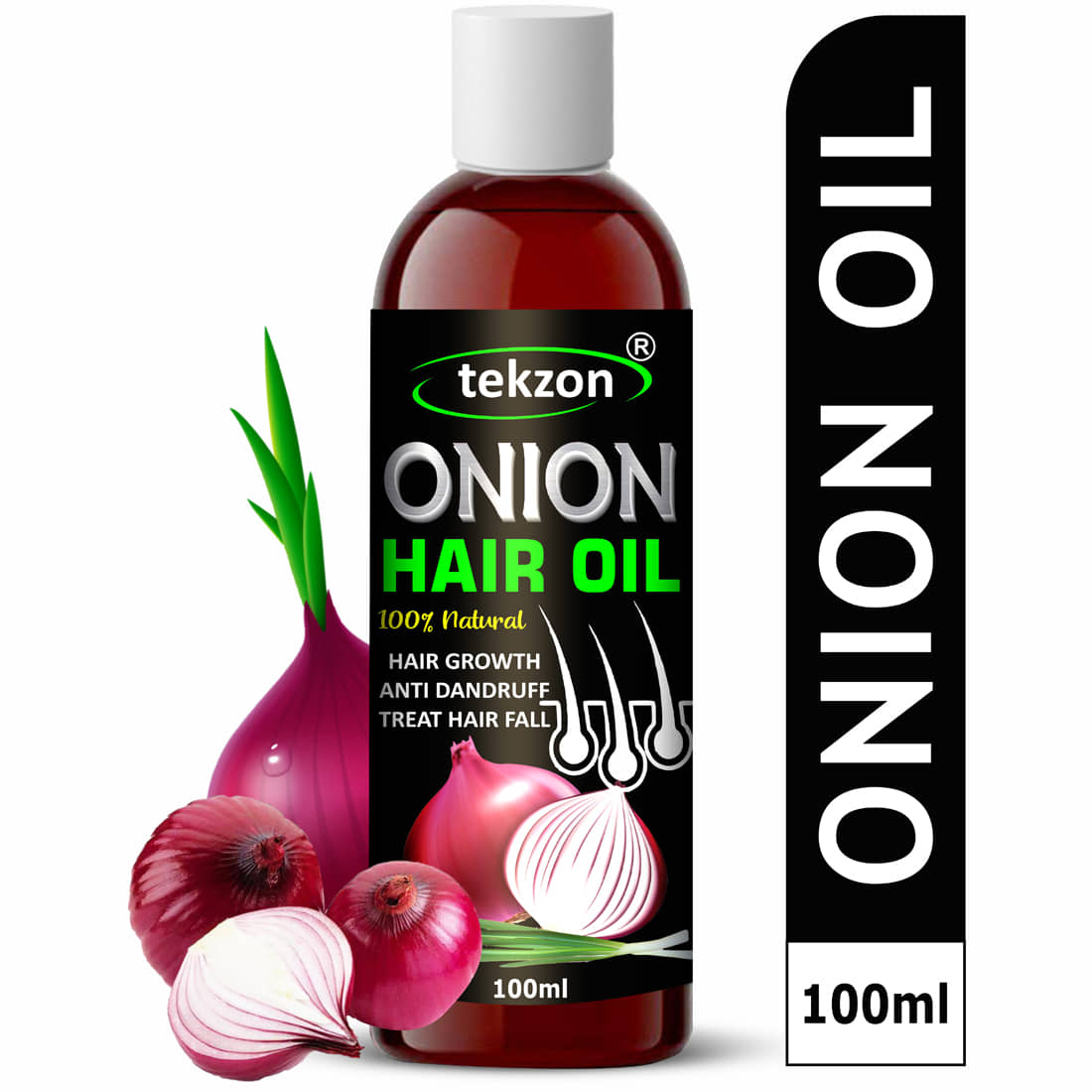 TEKZON Onion Oil for Hair Regrowth oil onion oil 100 mL