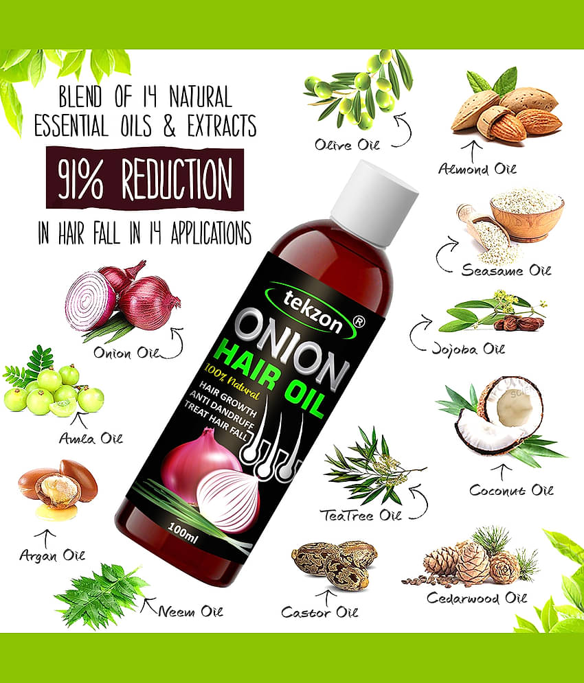 TEKZON Onion Oil for Hair Regrowth oil onion oil 100 mL