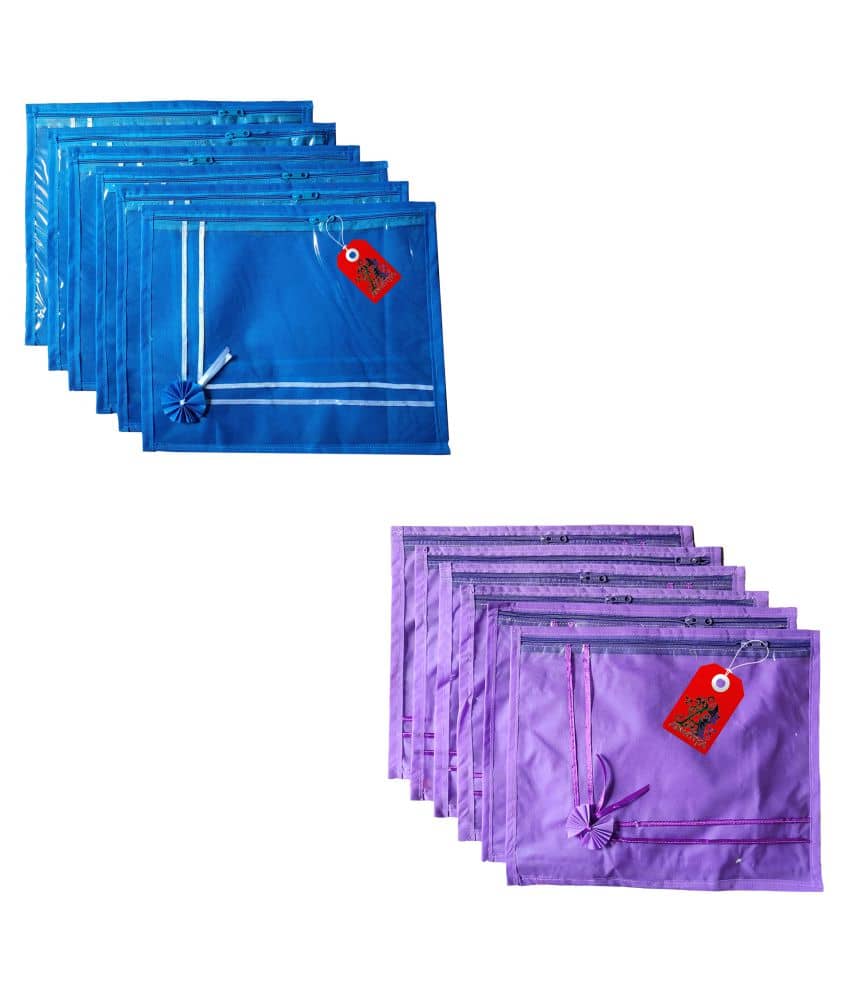 ADWITIYA Multi Saree Covers - 12 Pcs