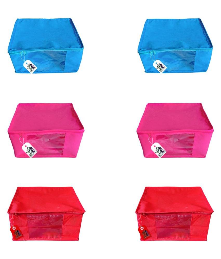 ADWITIYA Multi Saree Covers - 6 Pcs ADWITIYA Multi Saree Covers - 6 Pcs