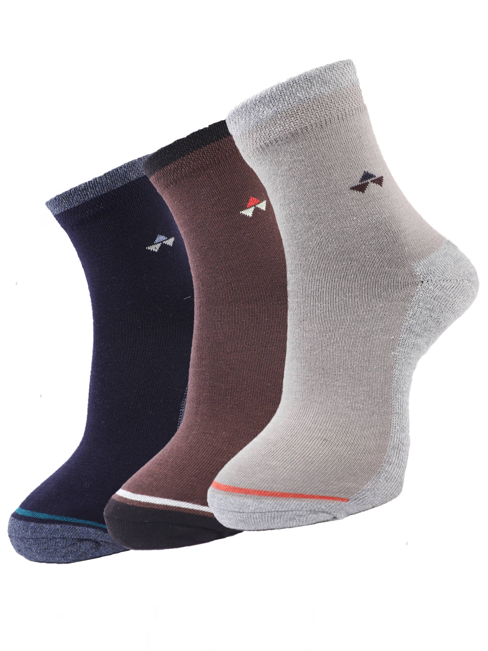 Dollar - Cotton Blend Multicolor Men's Ankle Length Socks ( Pack of 3 ) Dollar - Cotton Blend Multicolor Men's Ankle Length Socks ( Pack of 3 )