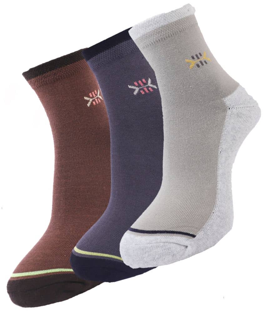 Dollar - Cotton Blend Multicolor Men's Ankle Length Socks ( Pack of 3 ) - Socks | Buy online on ZillyBuy