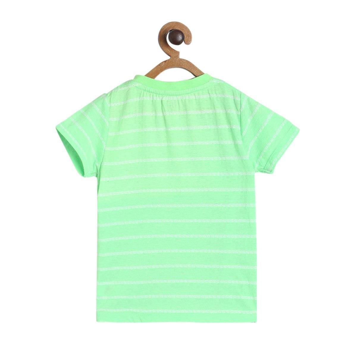     			MINI KLUB Pack of 1 Baby Boys 100% Cotton T-Shirt ( Green )