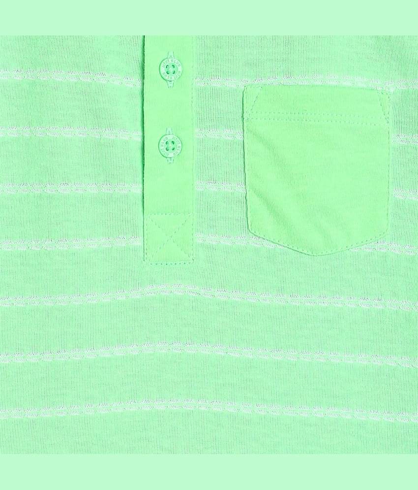 MINI KLUB Pack of 1 Baby Boys 100% Cotton T-Shirt ( Green )