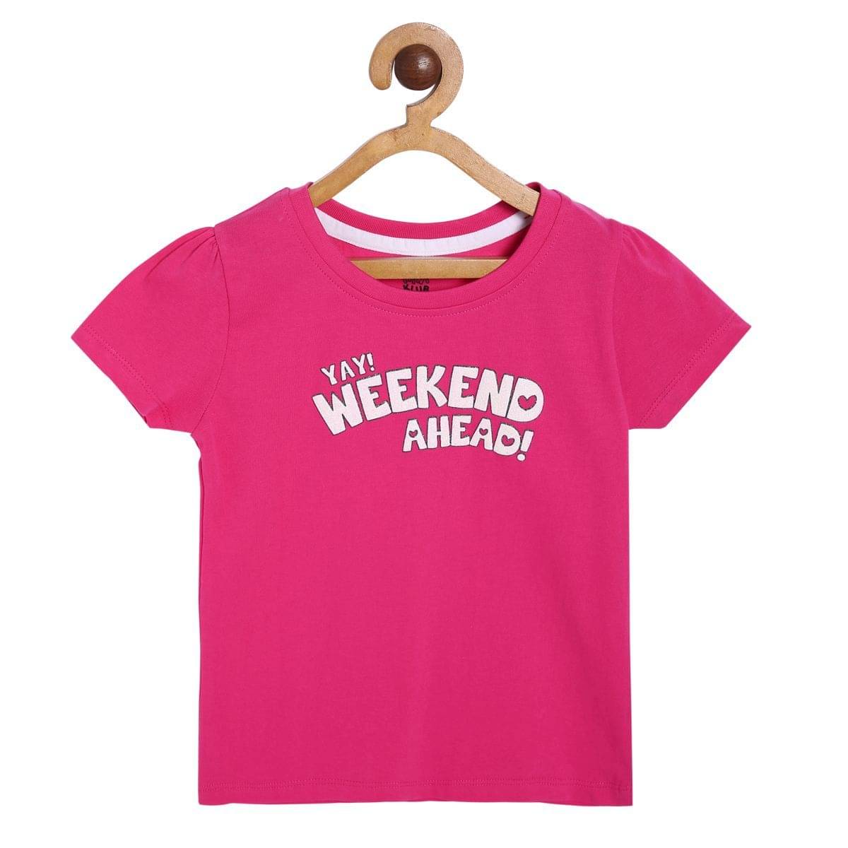     			MINI KLUB Pack of 1 Baby Girls 100% Cotton Top ( Multi )