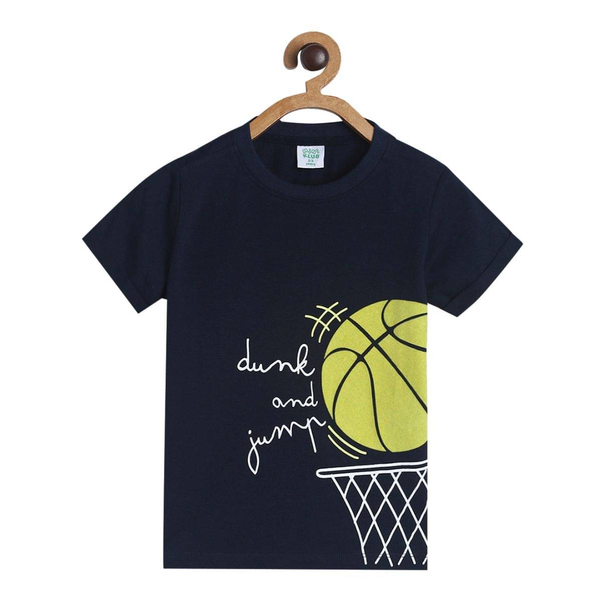     			MINI KLUB - Navy T-Shirt For Baby Boy ( Pack of 1 )