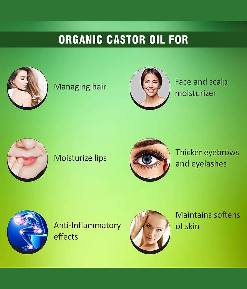 RND Cold Pressed Castor Oil For Hair Growth hair fall cantrol 100 mL