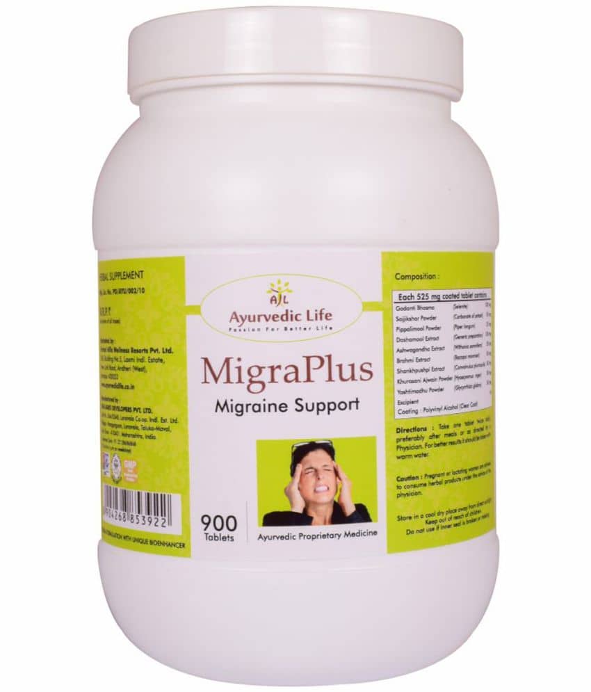 Ayurvedic Life Migraplus Tablet 900 No.S Pack of 1