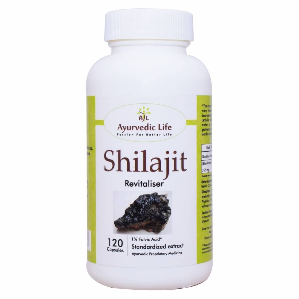     			Ayurvedic Life Shilajit Cap 120 no.s (Pack Of 1)