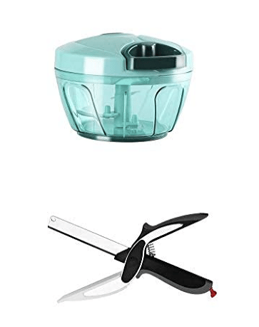     			Blooms Mall Combo of Handy Chopper with Plastic onion  Chopper+  1 Peeler