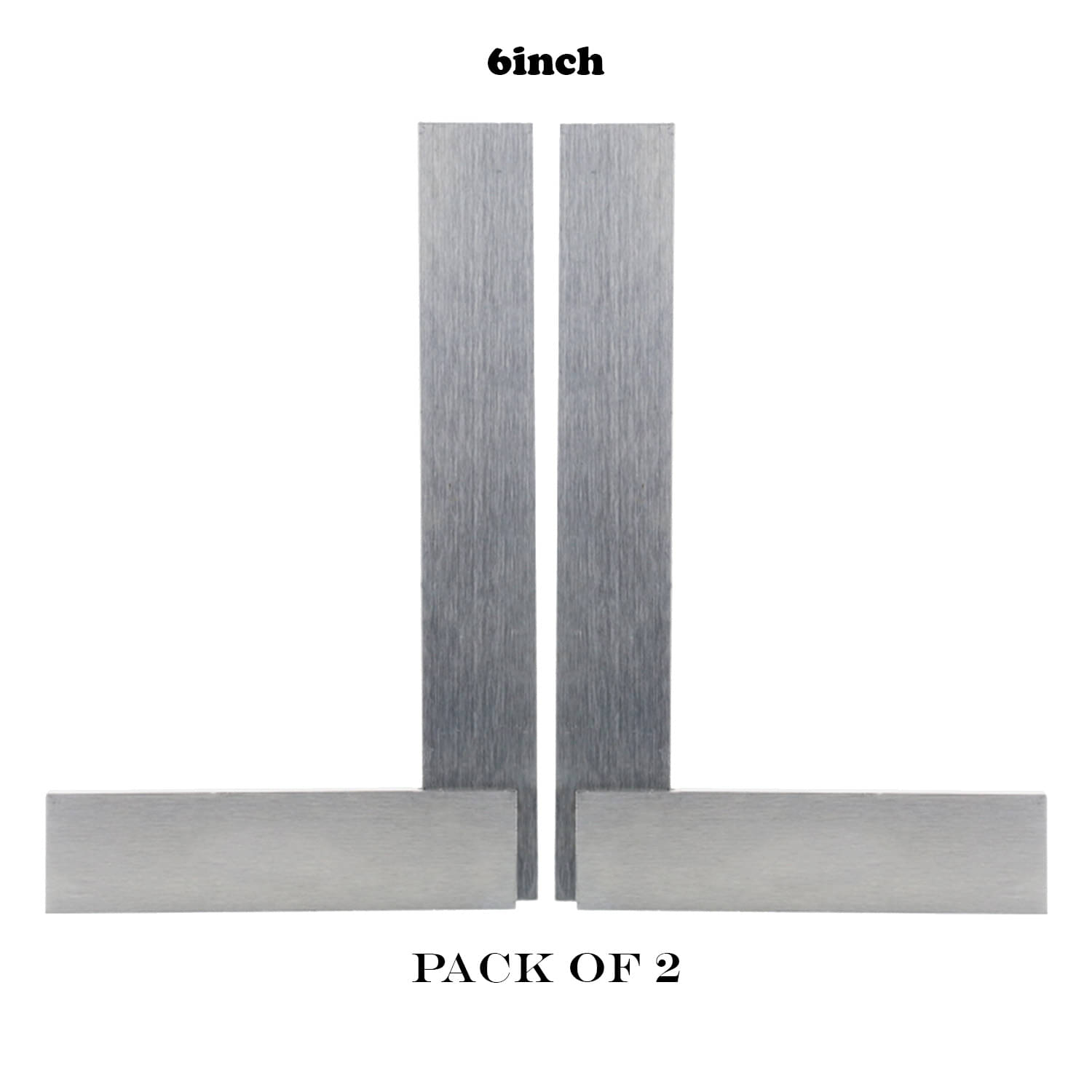 LAXMI Metal High Grade Engineering Try Square 6inch(Silver)PACK OF 2 Analog Carpenter Squares LAXMI Metal High Grade Engineering Try Square 6inch(Silver)PACK OF 2 Analog Carpenter Squares