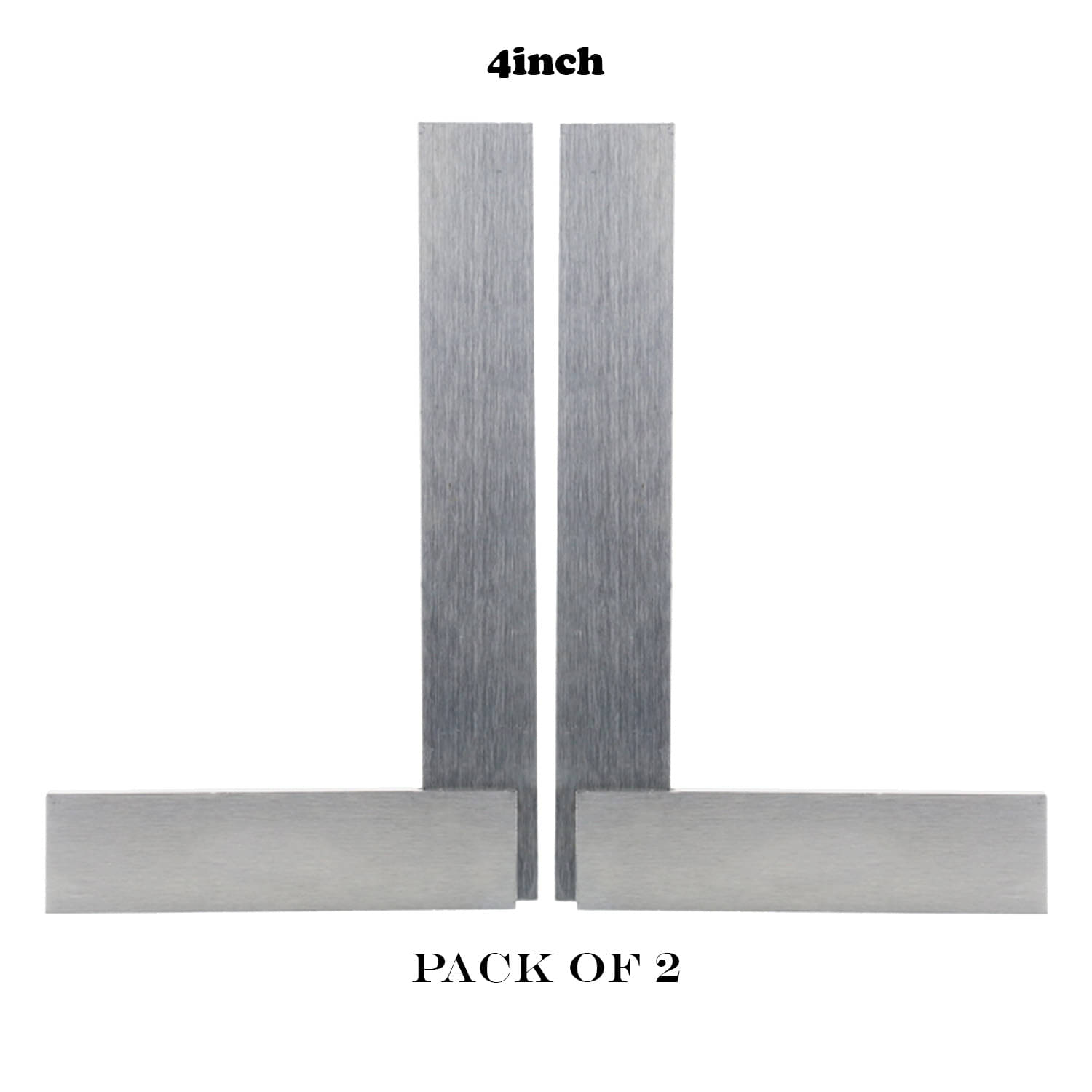 LAXMI Metal High Grade Engineering Try Square 4inch(Silver)PACK OF 2 Analog Carpenter Squares LAXMI Metal High Grade Engineering Try Square 4inch(Silver)PACK OF 2 Analog Carpenter Squares