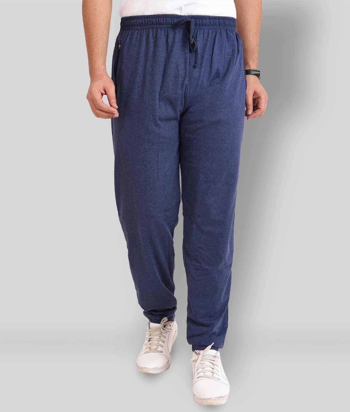 Neo Garments - Blue Cotton Men's Trackpants ( Pack of 1 ) - Track Pants | Buy online on ZillyBuy