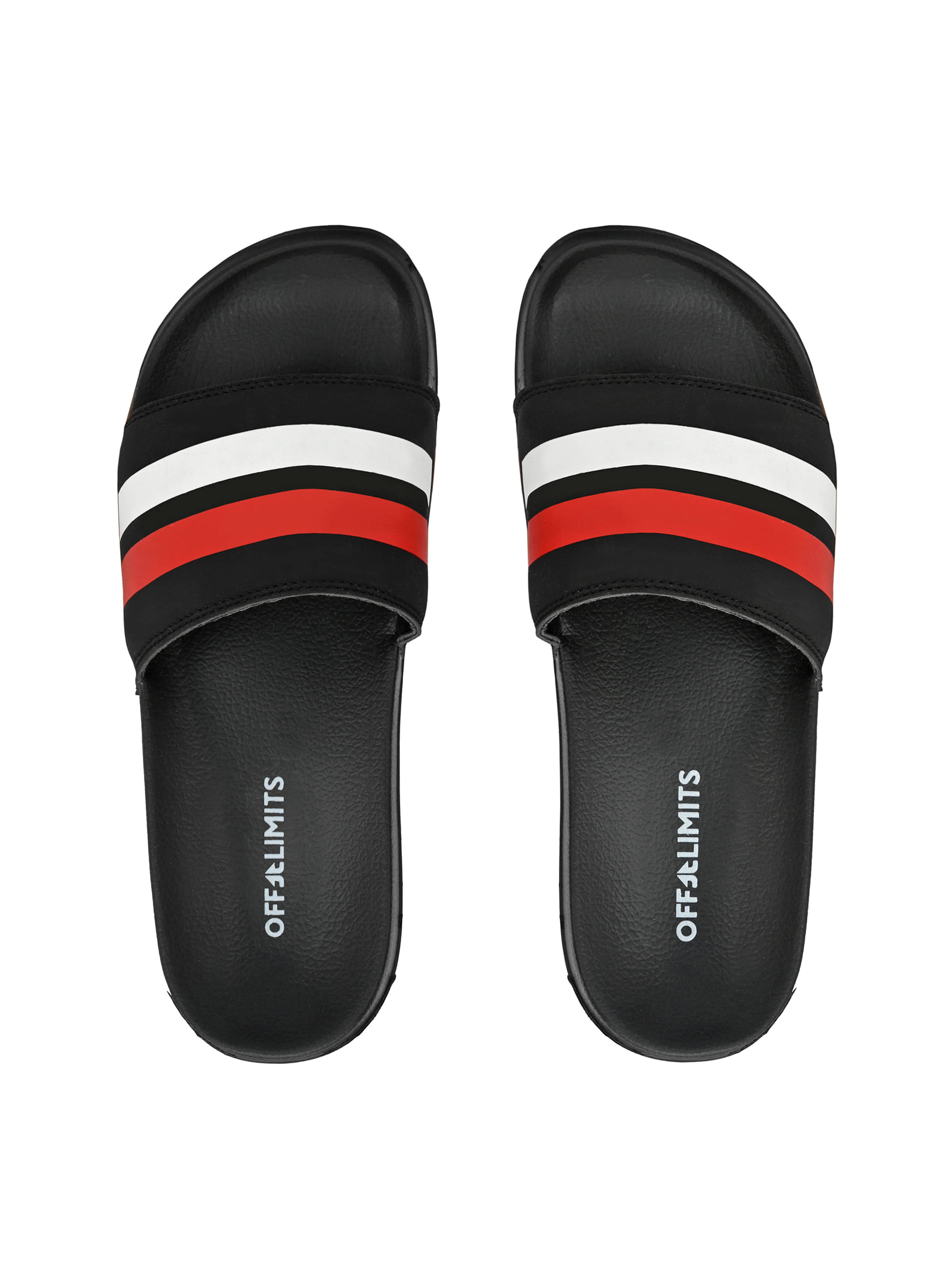     			OFF LIMITS - Black Men's Slide Flip Flop