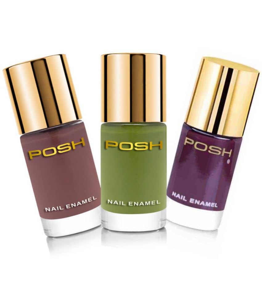 Posh - Grape Glossy Nail Polish ( Pack of 2 )