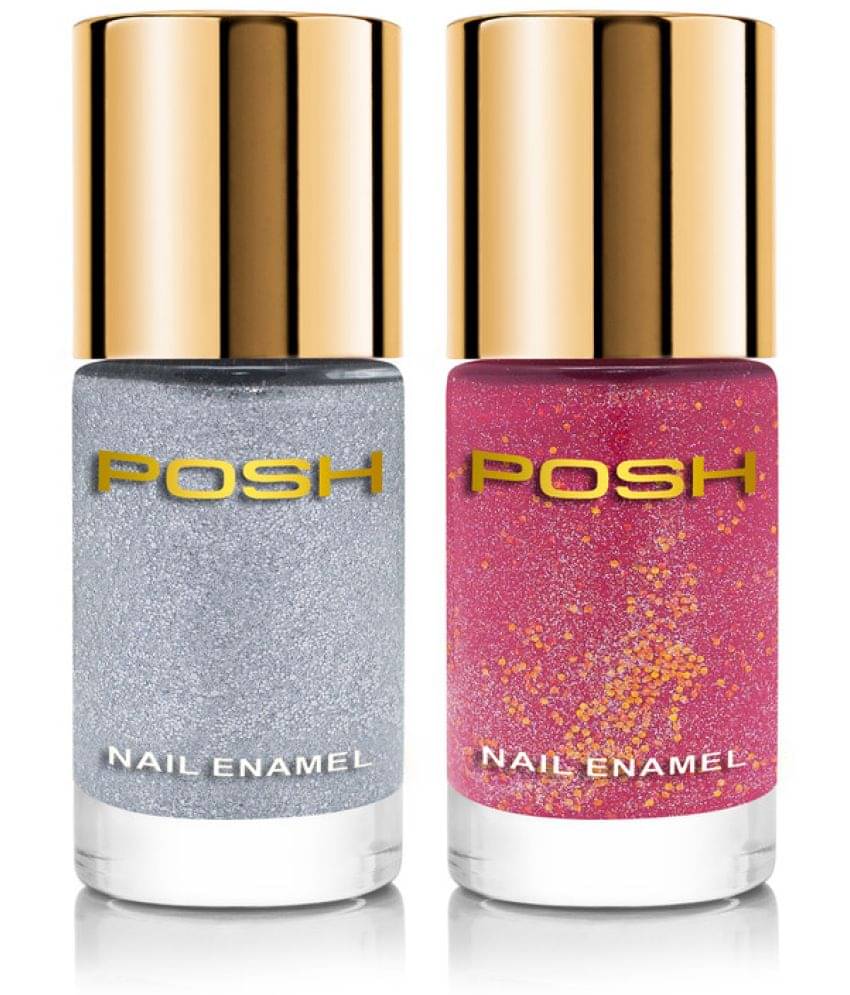     			Posh Nail Polish Pink Glossy Pack of 2 9 mL